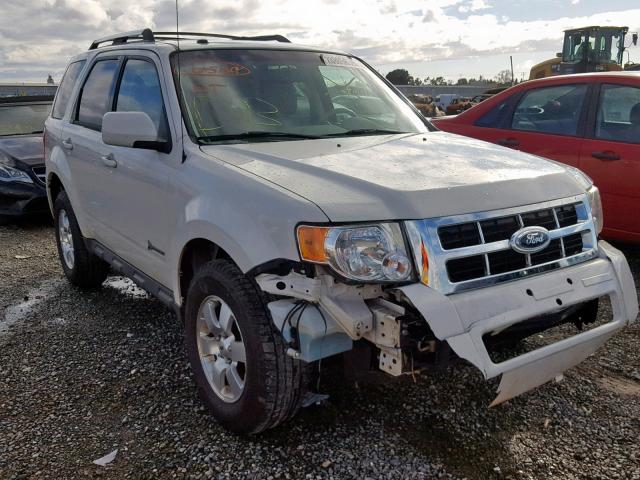 1FMCU5K32CKA07803 - 2012 FORD ESCAPE HYB WHITE photo 1