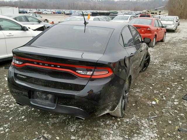 1C3CDFBB9GD570928 - 2016 DODGE DART SXT BLACK photo 4