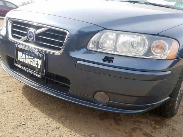 YV1RS592282699418 - 2008 VOLVO S60 2.5T BLUE photo 10