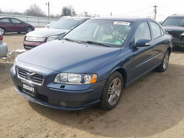 YV1RS592282699418 - 2008 VOLVO S60 2.5T BLUE photo 2