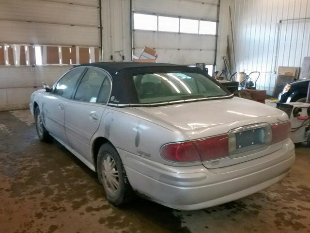 1G4HP54K52U266404 - 2002 BUICK LESABRE CU SILVER photo 3