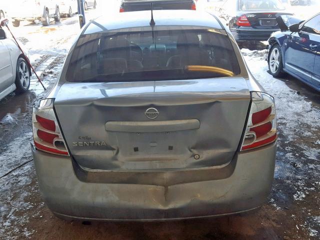 3N1AB61E48L686010 - 2008 NISSAN SENTRA 2.0 GRAY photo 9