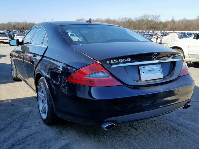 WDDDJ72X79A150055 - 2009 MERCEDES-BENZ CLS 550 BLACK photo 3