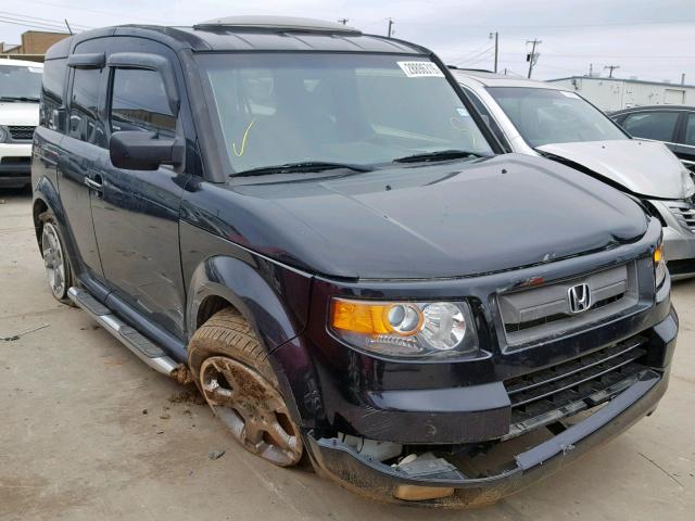 5J6YH18957L014807 - 2007 HONDA ELEMENT SC BLACK photo 1