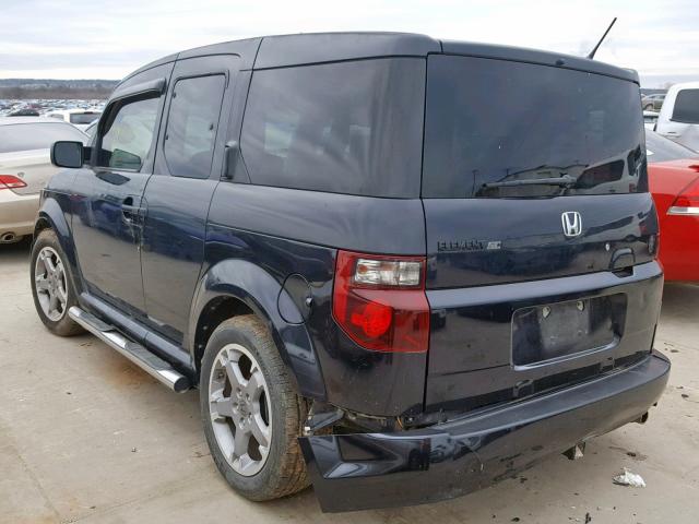 5J6YH18957L014807 - 2007 HONDA ELEMENT SC BLACK photo 3