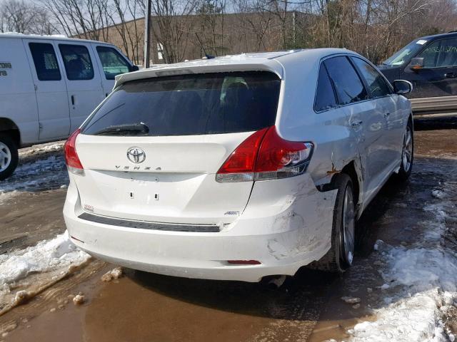 4T3BK3BB8AU039368 - 2010 TOYOTA VENZA BASE WHITE photo 4