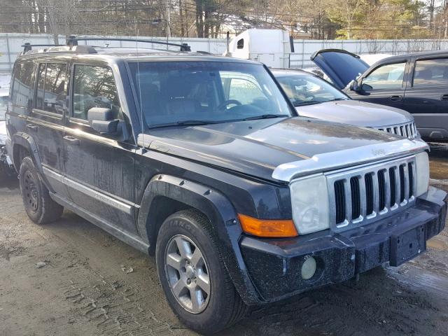 1J8HG58246C122460 - 2006 JEEP COMMANDER BLACK photo 1