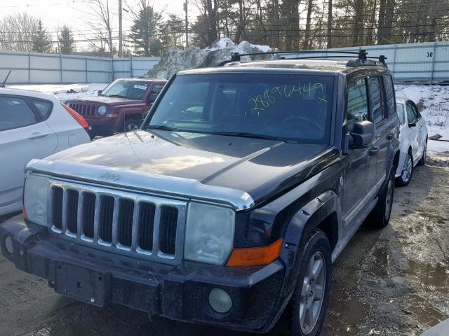 1J8HG58246C122460 - 2006 JEEP COMMANDER BLACK photo 2