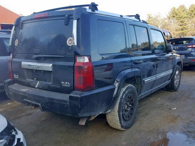 1J8HG58246C122460 - 2006 JEEP COMMANDER BLACK photo 4