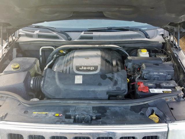 1J8HG58246C122460 - 2006 JEEP COMMANDER BLACK photo 7