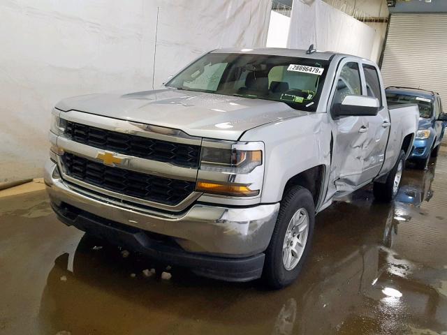 1GCVKREC2JZ173734 - 2018 CHEVROLET SILVERADO SILVER photo 2