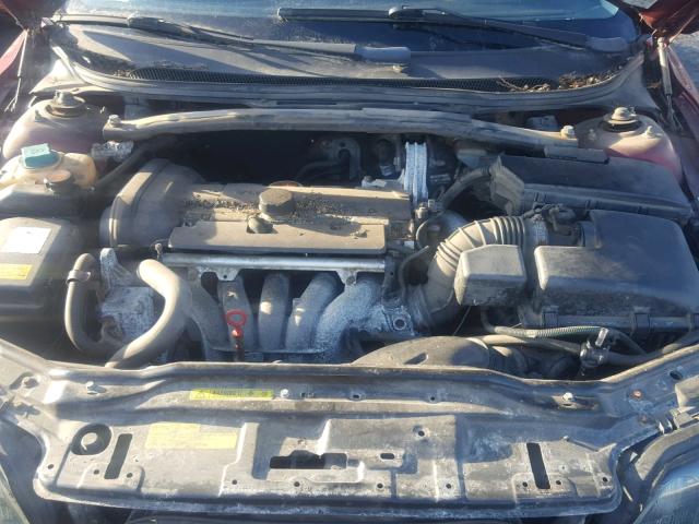 YV1RS61T732253543 - 2003 VOLVO S60 RED photo 7