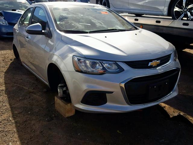 1G1JF5SBXH4129861 - 2017 CHEVROLET SONIC PREM SILVER photo 1