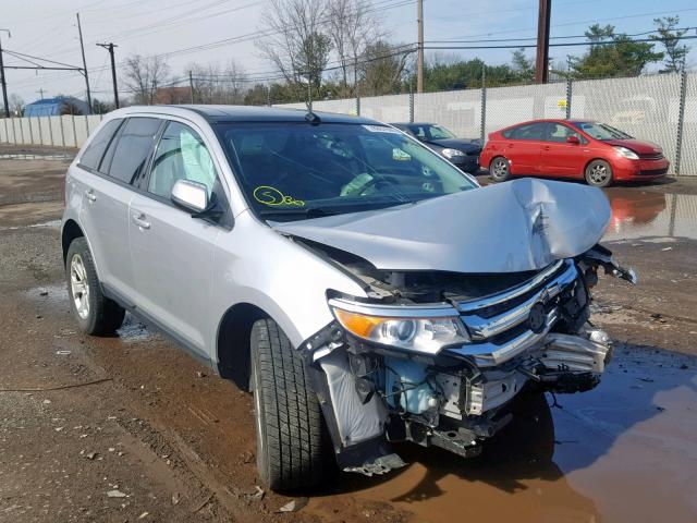 2FMDK4JC8DBC80102 - 2013 FORD EDGE SEL SILVER photo 1