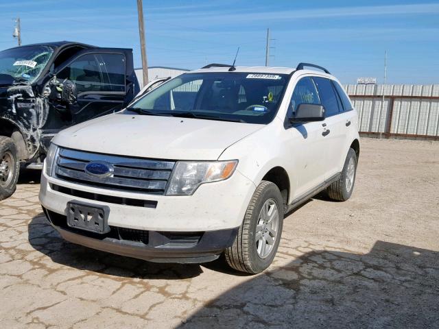 2FMDK3GC7ABB24758 - 2010 FORD EDGE SE WHITE photo 2