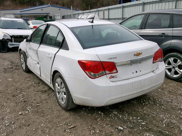 1G1PA5SH0D7114176 - 2013 CHEVROLET CRUZE LS WHITE photo 3