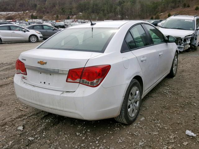 1G1PA5SH0D7114176 - 2013 CHEVROLET CRUZE LS WHITE photo 4