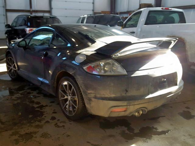 4A31K2DF3BE601060 - 2011 MITSUBISHI ECLIPSE GS BLACK photo 3