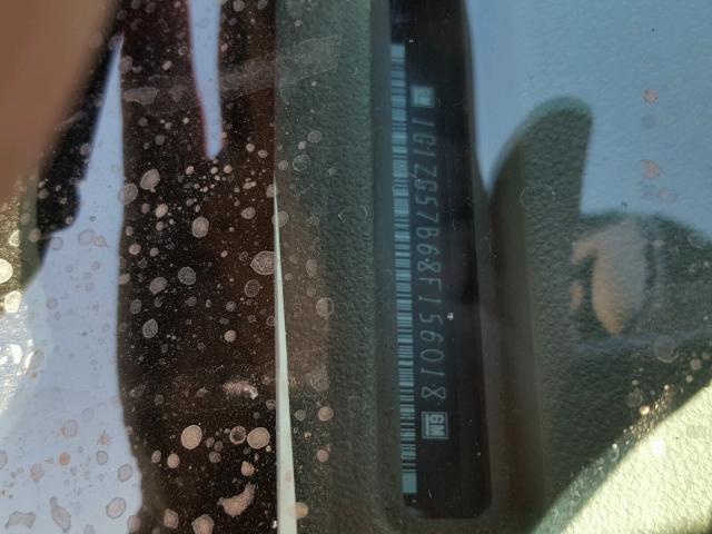 1G1ZG57B68F156018 - 2008 CHEVROLET MALIBU LS GRAY photo 10