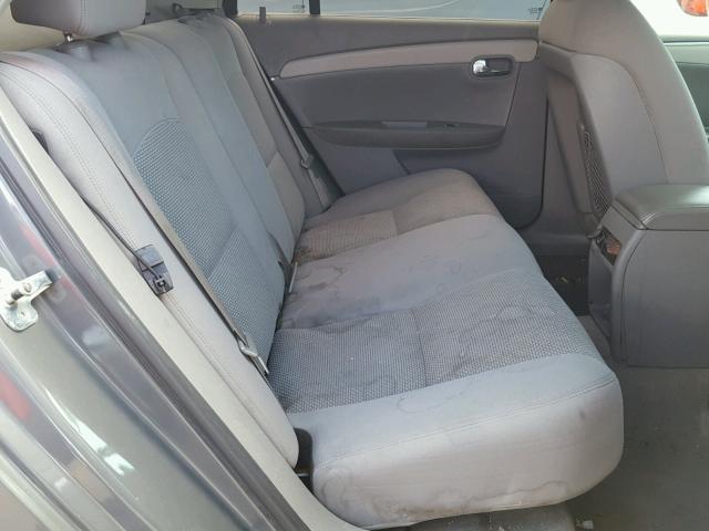 1G1ZG57B68F156018 - 2008 CHEVROLET MALIBU LS GRAY photo 6