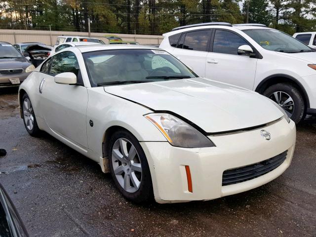 JN1AZ34DX4T164517 - 2004 NISSAN 350Z COUPE WHITE photo 1