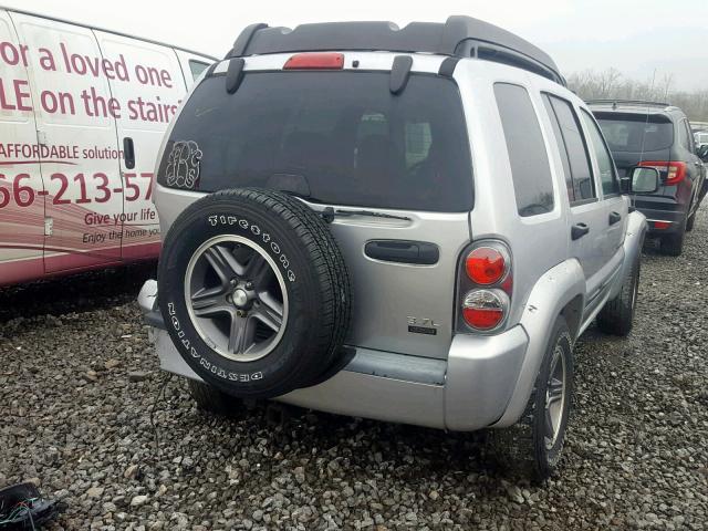 1J4GK38K84W162441 - 2004 JEEP LIBERTY RE GRAY photo 4