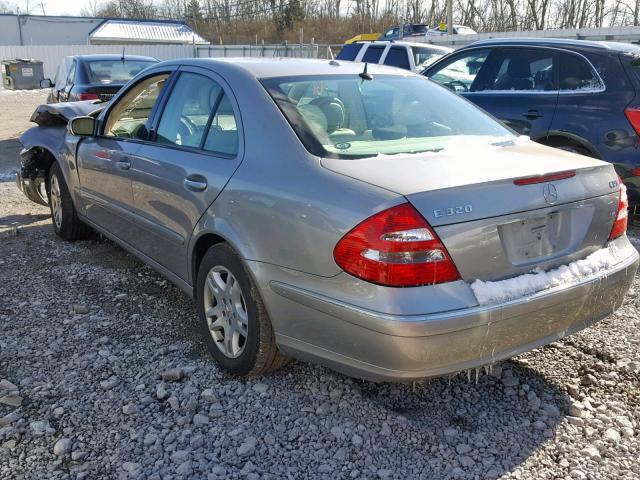 WDBUF26J06A969648 - 2006 MERCEDES-BENZ E 320 CDI BEIGE photo 3