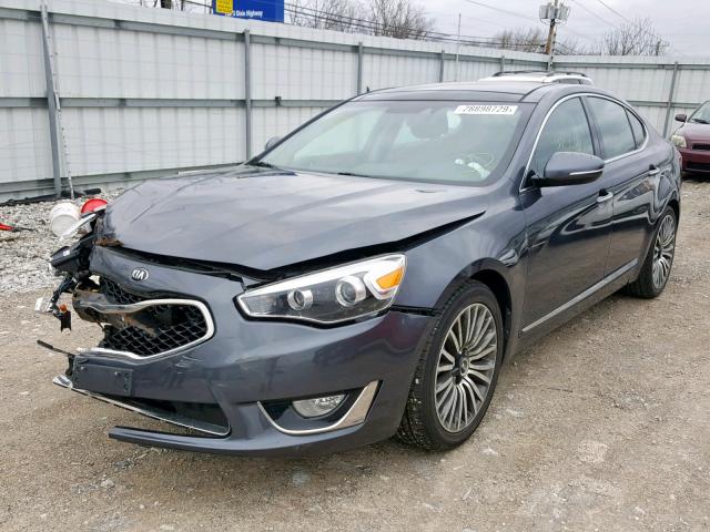 KNALN4D70F5174253 - 2015 KIA CADENZA PR BLUE photo 2