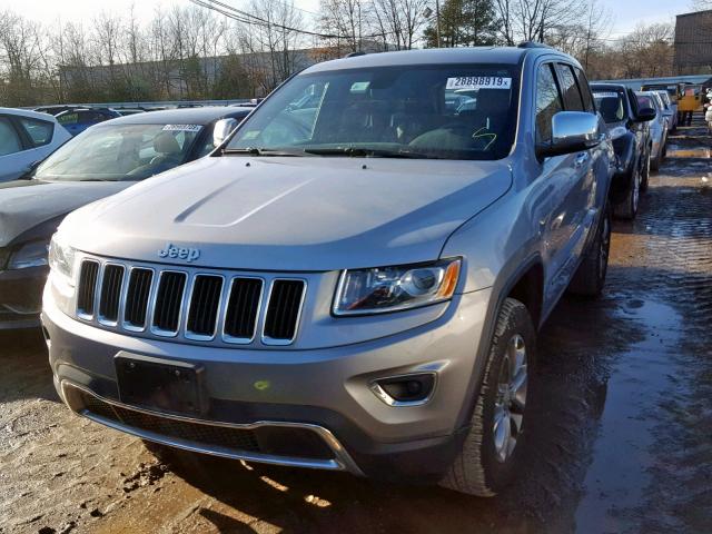 1C4RJFBG0EC335489 - 2014 JEEP GRAND CHER GRAY photo 2