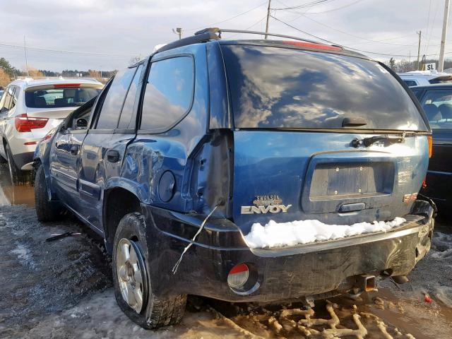 1GKDT13S352188640 - 2005 GMC ENVOY BLUE photo 3