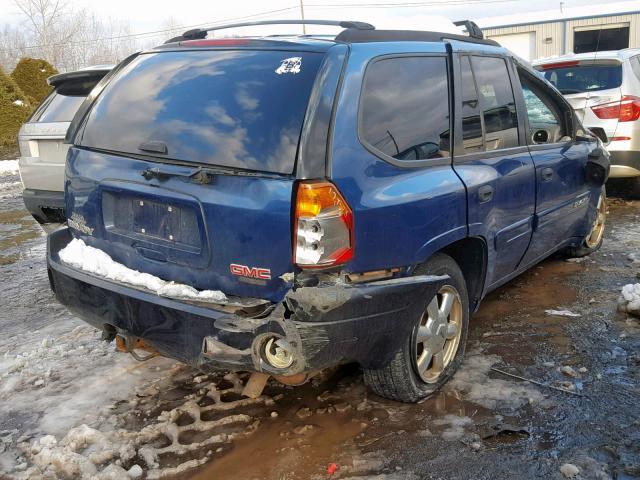 1GKDT13S352188640 - 2005 GMC ENVOY BLUE photo 4