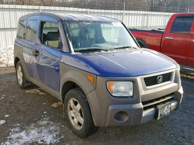 5J6YH28544L029233 - 2004 HONDA ELEMENT EX BLUE photo 1