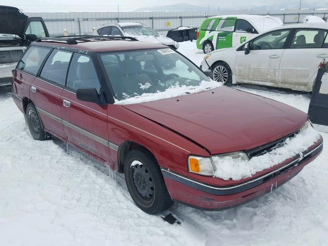 4S4BJ63C3M7905050 - 1991 SUBARU LEGACY L MAROON photo 1