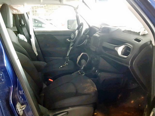 ZACCJAAB5JPG74964 - 2018 JEEP RENEGADE S BLUE photo 5