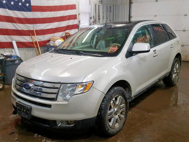 2FMDK49C47BB65103 - 2007 FORD EDGE SEL P BEIGE photo 2