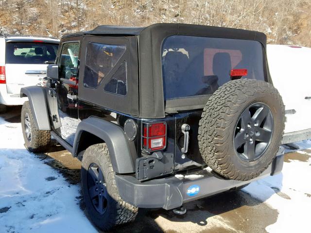 1C4AJWAG9HL600350 - 2017 JEEP WRANGLER S BLACK photo 3