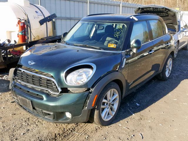 WMWZC5C53EWP39576 - 2014 MINI COOPER S C GREEN photo 2