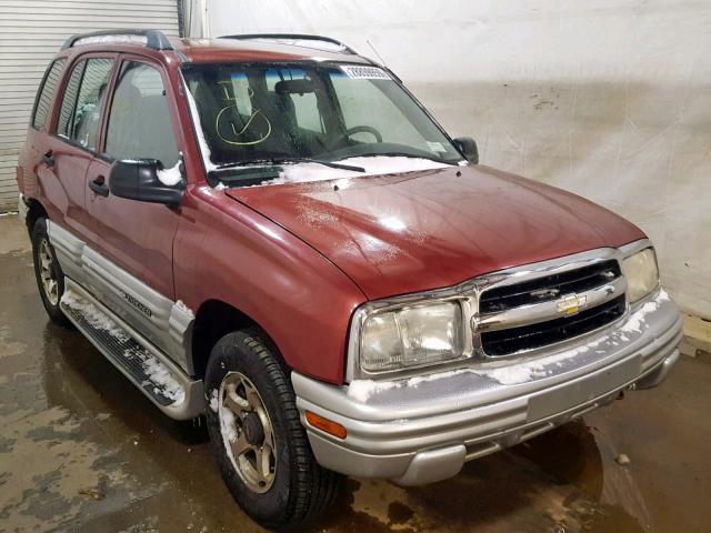 2CNBJ634716923216 - 2001 CHEVROLET TRACKER LT BURGUNDY photo 1