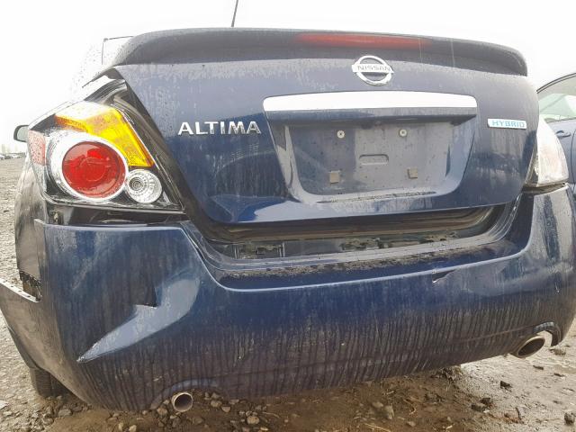 1N4CL21E48C135086 - 2008 NISSAN ALTIMA HYB SILVER photo 9