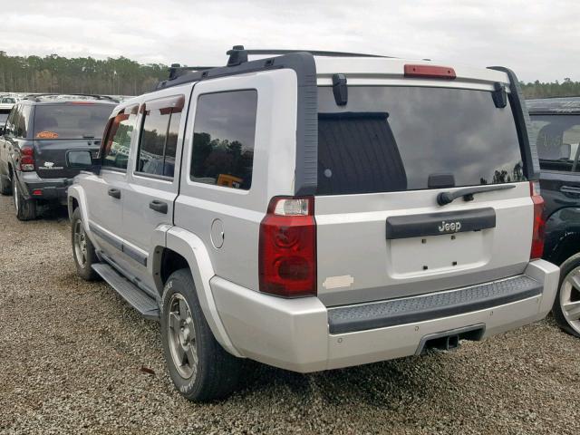1J8HH48N76C142042 - 2006 JEEP COMMANDER 灰色 照片 3