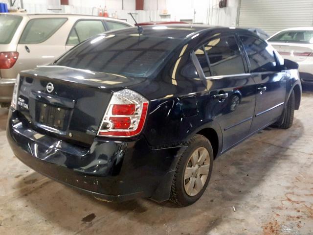 3N1AB61E28L693909 - 2008 NISSAN SENTRA 2.0 BLACK photo 4