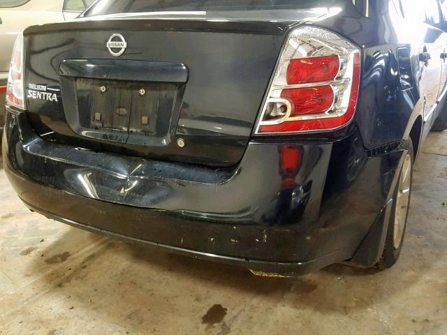 3N1AB61E28L693909 - 2008 NISSAN SENTRA 2.0 BLACK photo 9