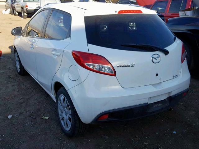 JM1DE1KY0E0175528 - 2014 MAZDA MAZDA2 SPO WHITE photo 3