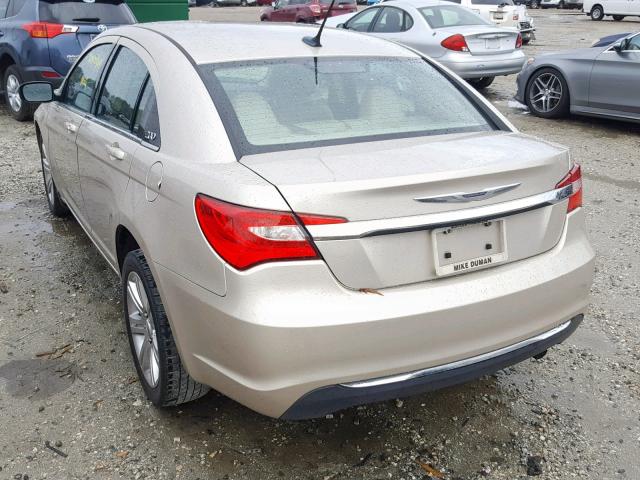 1C3CCBAB3DN762011 - 2013 CHRYSLER 200 LX TAN photo 3