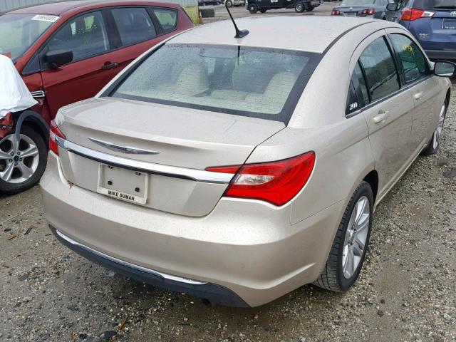 1C3CCBAB3DN762011 - 2013 CHRYSLER 200 LX TAN photo 4