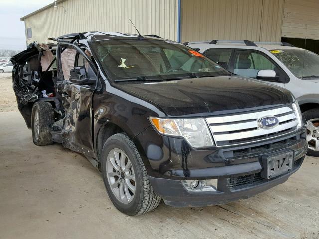 2FMDK38C57BB57412 - 2007 FORD EDGE SEL BLACK photo 1