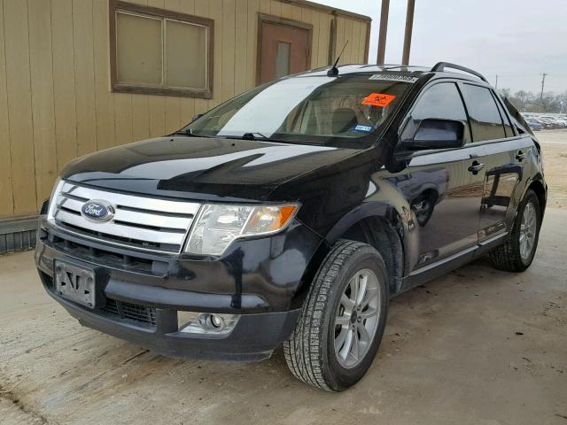 2FMDK38C57BB57412 - 2007 FORD EDGE SEL BLACK photo 2