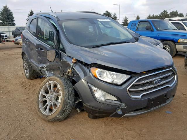 MAJ6P1WL1JC175912 - 2018 FORD ECOSPORT T GRAY photo 1