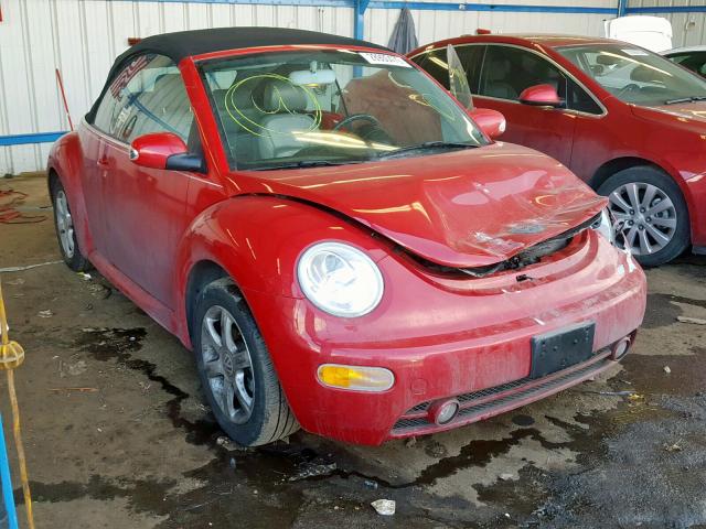 3VWCD21YX4M304292 - 2004 VOLKSWAGEN NEW BEETLE Rot Foto 1