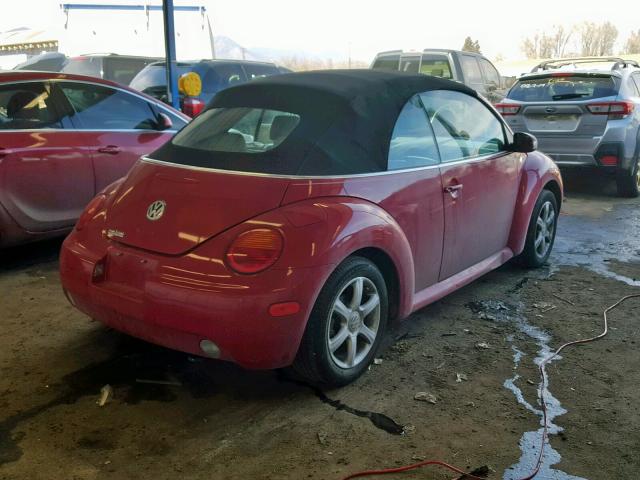 3VWCD21YX4M304292 - 2004 VOLKSWAGEN NEW BEETLE Rot Foto 4